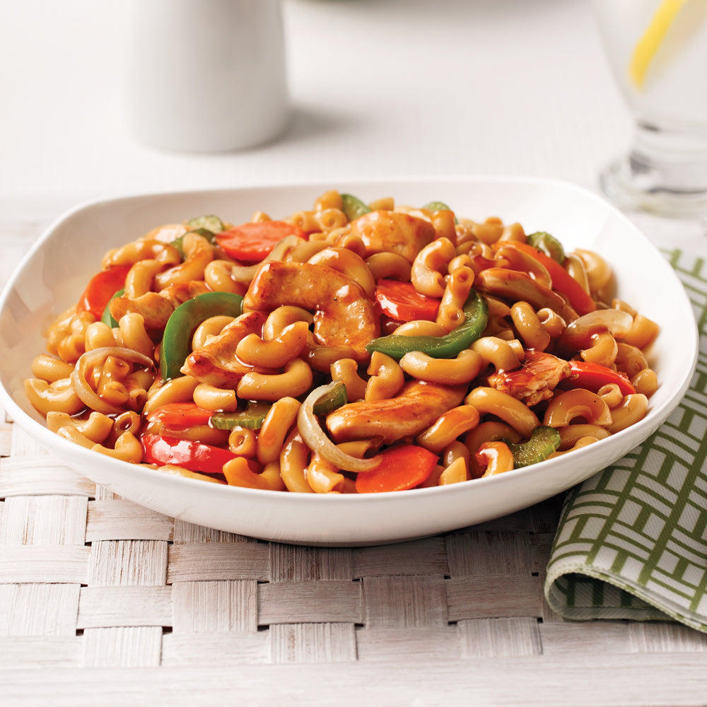 Macaronis chinois au poulet