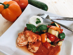 Poulet sauce au chorizo