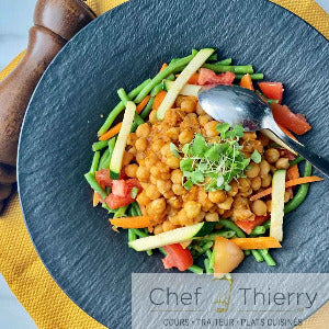 Ragoût de pois chiches à l'indienne (plat végétarien)