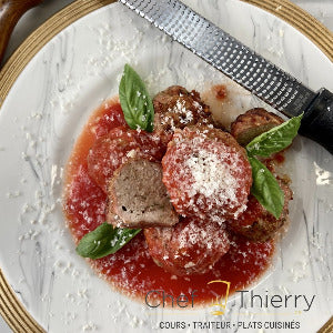 Boulettes de veau au parmesan