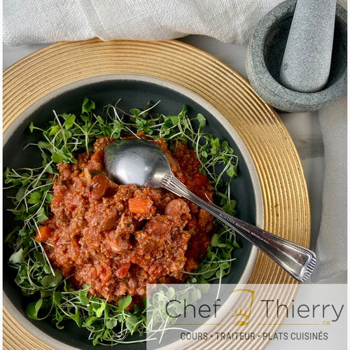Chili de boeuf au paprika fumé